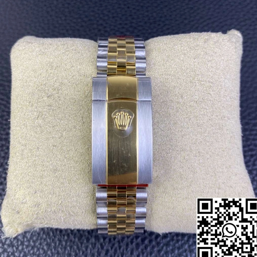 Two M126233 Diamond Rolex Datejust Tone Factory Motif Hourmarker Dial VS 36MM Silver 0920